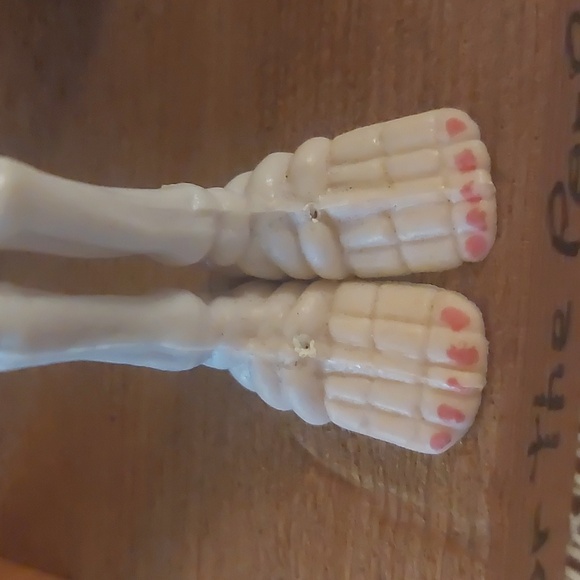 Skeleton Funny Figurine Waiting For The Perfect Man Origin Unknown - Picture 9 of 14